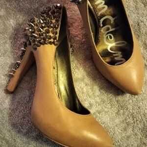 Sam Edelman Tan Studded Women's Heels